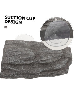 Plataforma de Sol para Tortugas Toddmomy 21.5x12cm con Ventosas 2