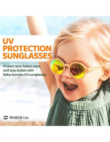Gafas de sol RIVBOS Baby Wrap Polarizadas UV400 para Bebés