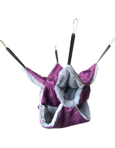 Cama Colgante para Animales Pequeños Mengxi 29cm Felpa Cálida 2