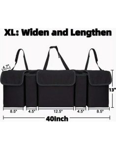 Organizador de Maletero AOPHY02 con 5 Bolsillos Impermeable 2