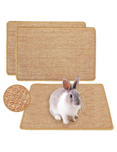 Alfombrilla de Rascado para Conejos Mooydee 40x30cm 2 Piezas