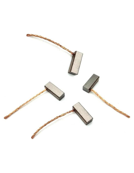 4 Piezas Cepillos de Carbono 4x4x10mm CAAT para Automóvil