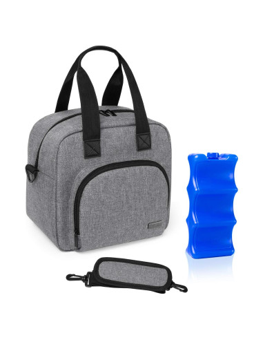 Bolsa de Enfriamiento de Leche Materna LUXJA Gris - Capacidad 6 Botellas