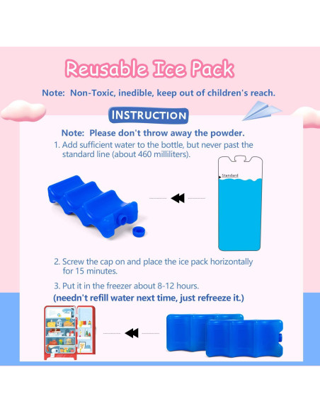 Bolsa de Enfriamiento de Leche Materna LUXJA Gris - Capacidad 6 Botellas