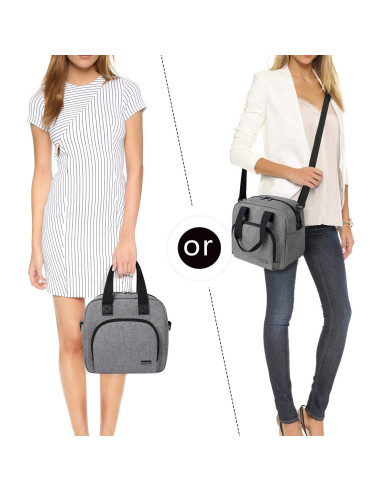 Bolsa de Enfriamiento de Leche Materna LUXJA Gris - Capacidad 6 Botellas