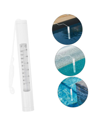 Termómetro de Piscina Flotante BESPORTBLE Impermeable 16.5cm