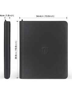 Carpeta TCGUARD Negra para 216 Cargadores 9 Bolsillos 2