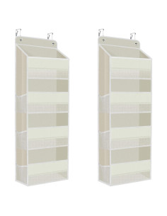 Organizador Colgante de Puerta SpaceHacks 2 Paquete Beige 18kg