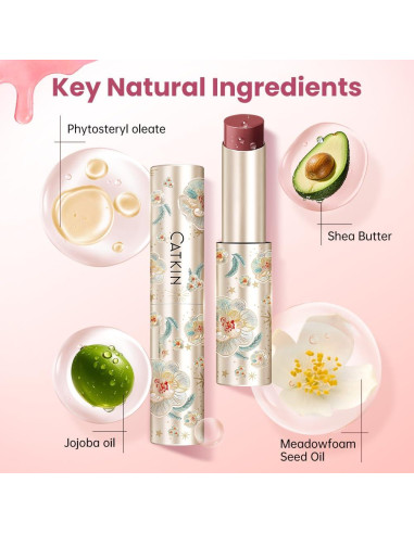 Bálsamo Labial Brillante CATKIN Ultra Hidratante 2pcs 3.4g