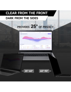 Filtro de Privacidad para Laptop 13.3" ANTOGOOV 16:9 Anti Rayones 2