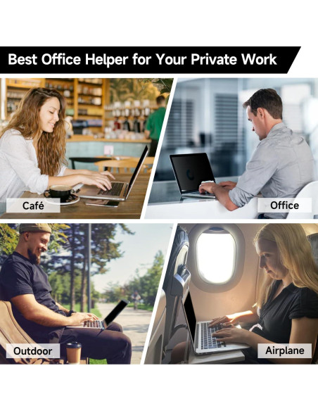 Filtro de Privacidad para Laptop 13.3" ANTOGOOV 16:9 Anti Rayones