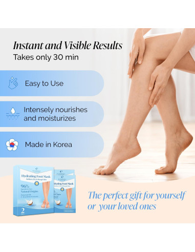 Mascarilla Hidratante para Pies Plantifique 2 Pares Karité