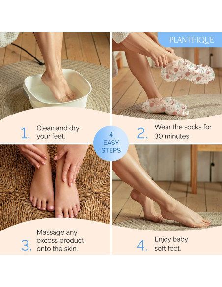 Mascarilla Hidratante para Pies Plantifique 2 Pares Karité