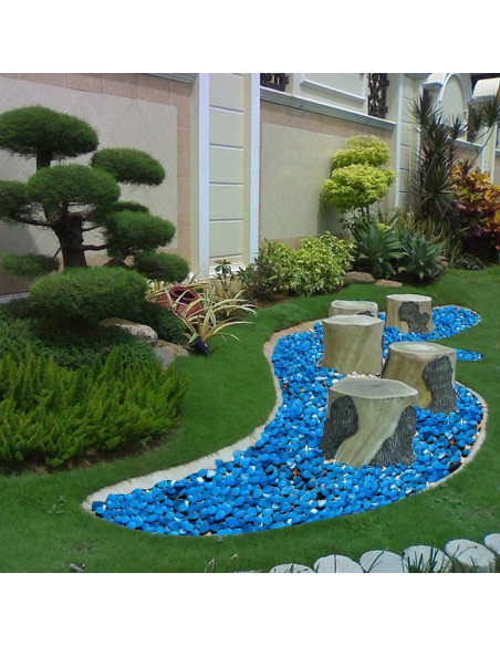 Piedras Brillantes en la Oscuridad NAMTSO 500 Piezas Azul Piedras Brillantes en la Oscuridad NAMTSO 500 Piezas Azul