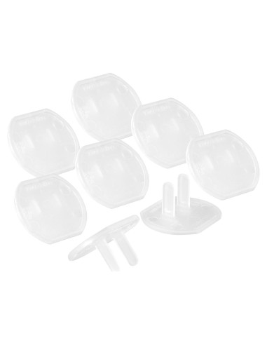 Cubiertas de Enchufe Power Gear 8 Piezas Transparentes Seguridad Infantil