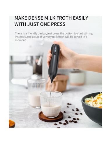 Espumador de Leche CIRCLE JOY Recargable USB Negro 5W