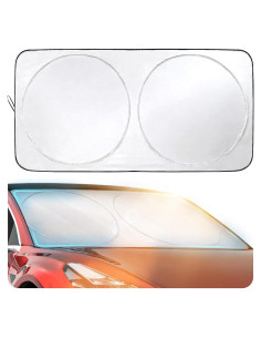 Protector Solar para Parabrisas FORTEM 142x94 cm Plegable