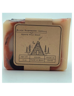 Jabón de Leche de Cabra Beeyond 1817 Frambuesa Negra Vainilla 284g