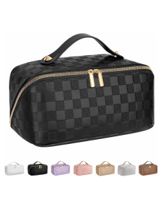 Bolsa de Cosméticos ALEXTINA Negra - Gran Capacidad 25x13x13cm