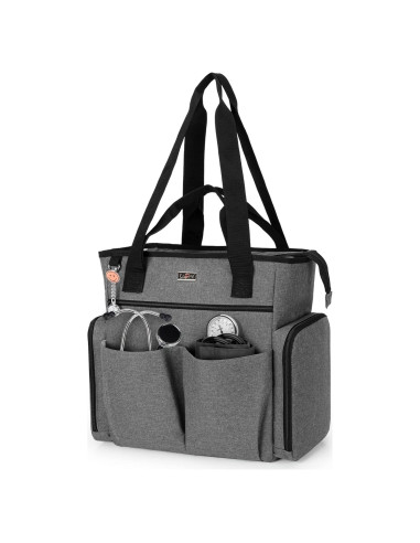 Bolsa de Enfermera LoDrid Acolchada para Laptop 39.62 cm Gris