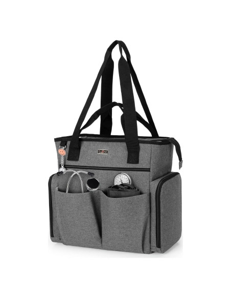 Bolsa de Enfermera LoDrid Acolchada para Laptop 39.62 cm Gris Bolsa de Enfermera LoDrid Acolchada para Laptop 39.62 cm Gris