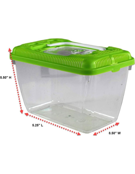 Tanque Portátil de Plástico Claro Penn-Plax 0.6 Galones