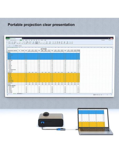 Adaptador BENFEI USB-C a VGA Gris - Compatible con MacBook y iPhone