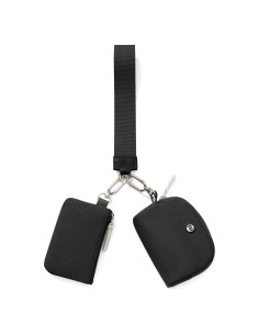 Cartera de muñeca Mum's Memory Mini Zip Negro 11x8cm