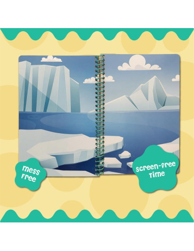 Stick4Ever Libro de Stickers de Gelatina DINO MINI - 50 Piezas