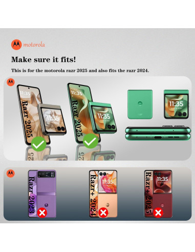 Funda Protectora Astter para Motorola Razr 2025 - Negro