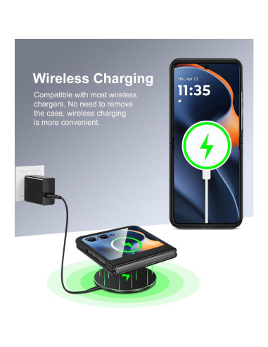 Funda Protectora Astter para Motorola Razr 2025 - Negro