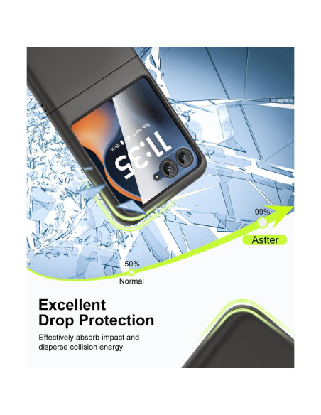 Funda Protectora Astter para Motorola Razr 2025 - Negro