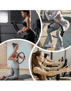 Círculo de Pilates Lankerdoo 37.9 cm con Mangos Acolchados 2