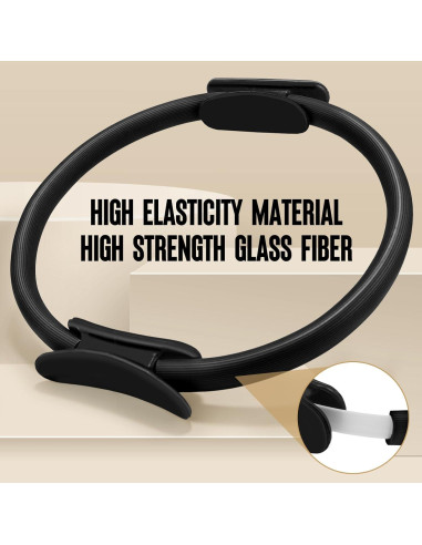 Círculo de Pilates Lankerdoo 37.9 cm con Mangos Acolchados