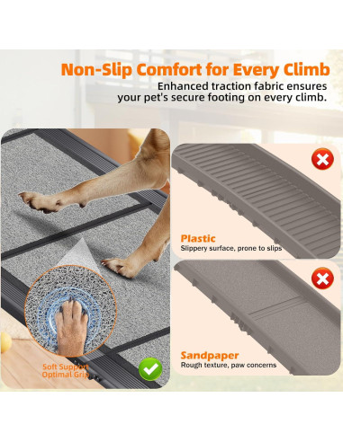 Rampa Plegable para Perros GAOYITK 180cm Antideslizante