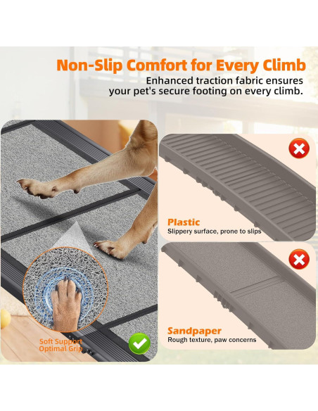 Rampa Plegable para Perros GAOYITK 180cm Antideslizante Rampa Plegable para Perros GAOYITK 180cm Antideslizante