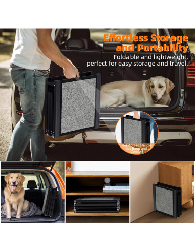 Rampa Plegable para Perros GAOYITK 180cm Antideslizante