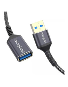 Cable de Extensión USB 3.0 Wingjialei 0.61m Macho a Hembra