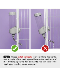 Dispensador de Agua para Mascotas VANNON 680ml Gris BPA Free 2