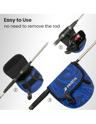 Funda para Carrete de Spinning Pristis S 1000-2000 Neopreno