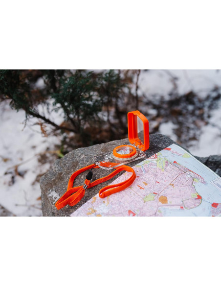 Brújula de Boy Scout TurnOnSport con Espejo y Declinación Ajustable