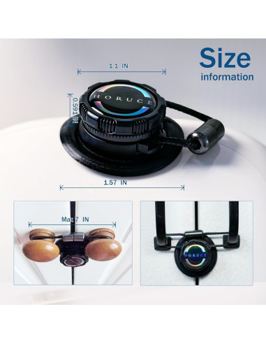 5 Cerraduras de Gabinete a Prueba de Bebés HORUCE - Negro