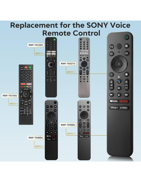 Control Remoto de Voz YOSUN para Sony Bravia Smart TV Control Remoto de Voz YOSUN para Sony Bravia Smart TV