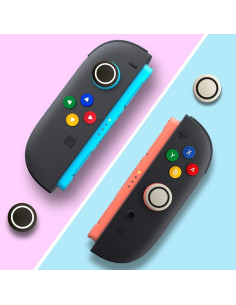 Tapas de Botones y Joystick Silicona Colorida LEPEYMDA para Switch 2 2
