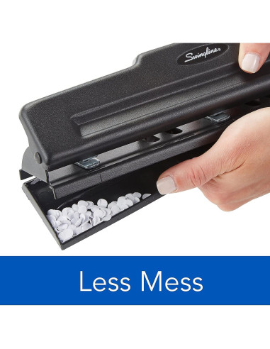 Perforadora Swingline A7074015K 3 Agujeros 10 Hojas Negra