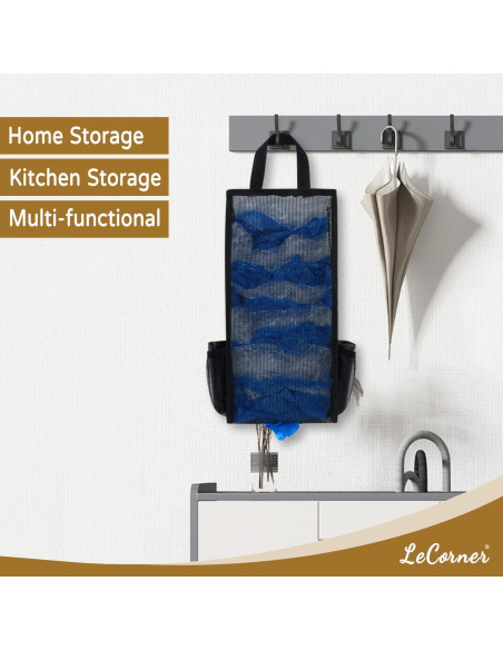 Soporte para Bolsas de Plástico LeCorner 20x10x40 cm Gran Capacidad Soporte para Bolsas de Plástico LeCorner 20x10x40 cm Gran Capacidad