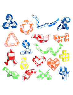 Ganowo 18 Piezas Cubo de Serpiente Fidget Juguetes para Niños