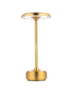 Lámpara de Mesa LED Recargable YYXGOOB Dorada 5200mAh
