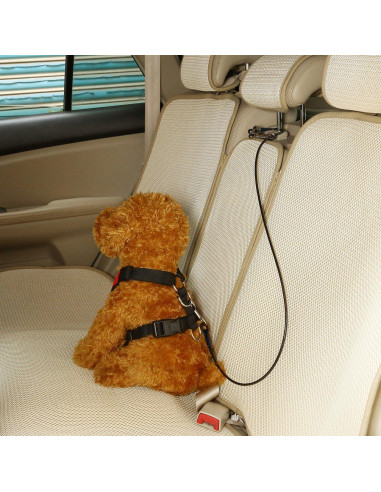 Cinturón de Seguridad para Perros Timwaygo 60 cm Doble Clip