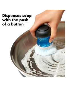 Cepillo de Palma OXO Good Grips con Dispensador de Jabón 2